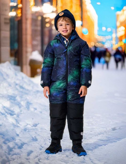 Nowy Kombinezon zimowy ocieplany dla chłopca Sinsay rozmiar 98