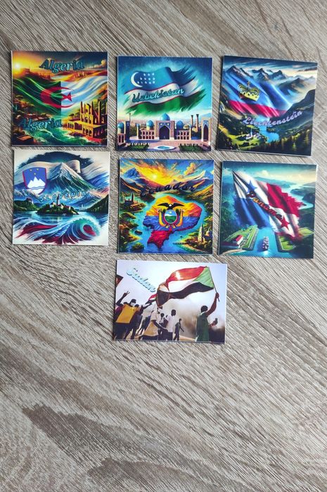 Магніти на холодильник магниты сувеніри карта світу