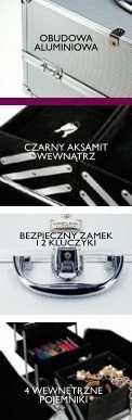 Kuferek kosmetyczny Silver Beauty Case Oriflame