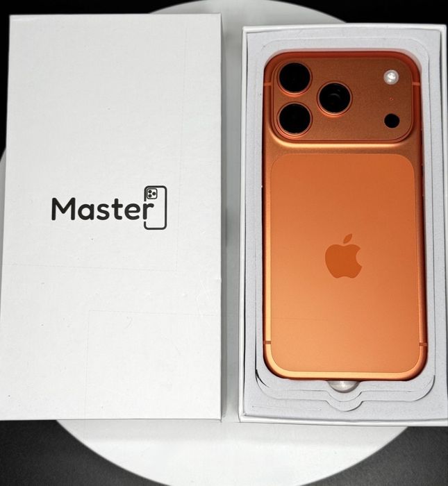 Apple iphone 17 PRO 256gb orange jak nowy 100% bat gw apple normal sim