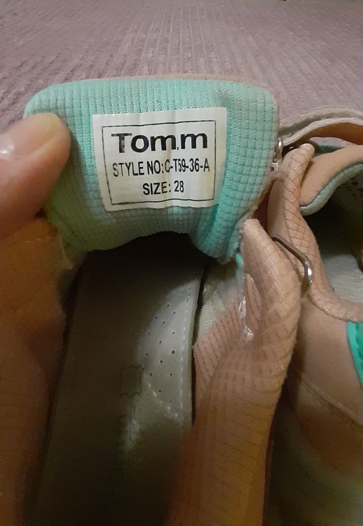 Кроссовки Tom.m,стелька 18см