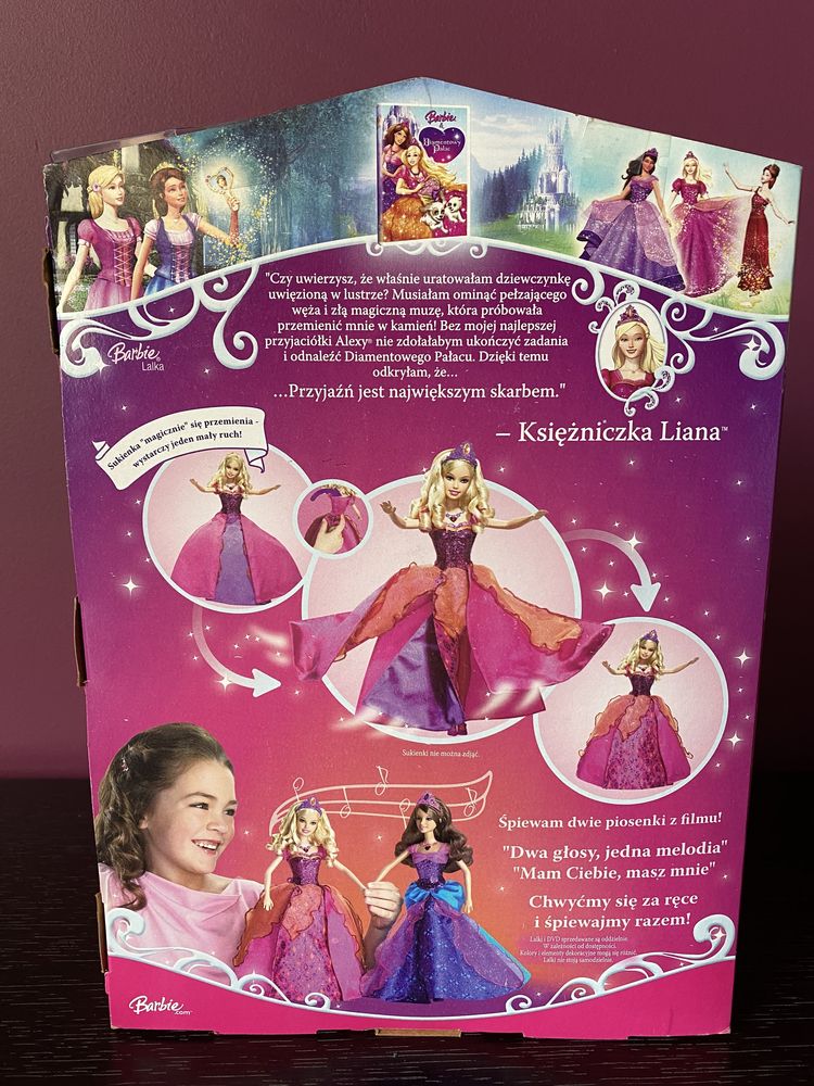 Lalka Barbie Liana Diamentowy Pałac Mattel PL NOWA