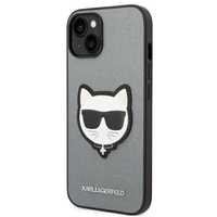 Etui Karl Lagerfeld Choupette Head Patch do iPhone 14 Plus 6,7"