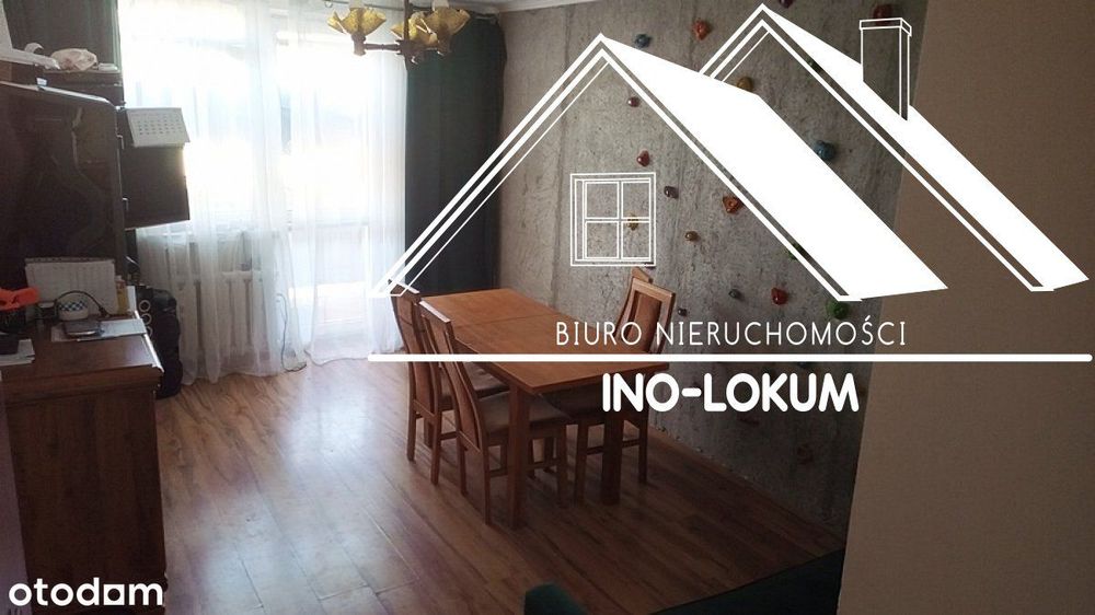 *** 61 m2 na 2 piętrze, 3 pokojowe mieszkanie z b