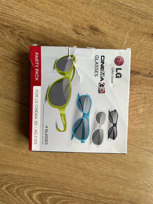 Okulary LG Cinema 3D 4 sztuki