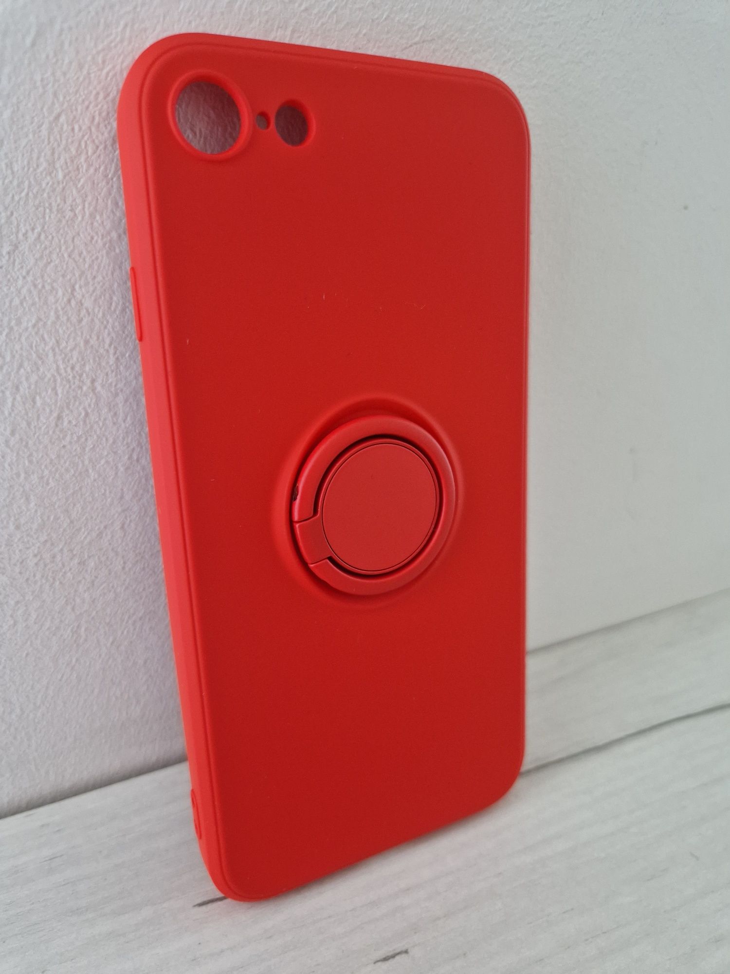 Etui Vennus Silicone Ring do Iphone 7/8/SE 2020/SE 2022 Czerwony