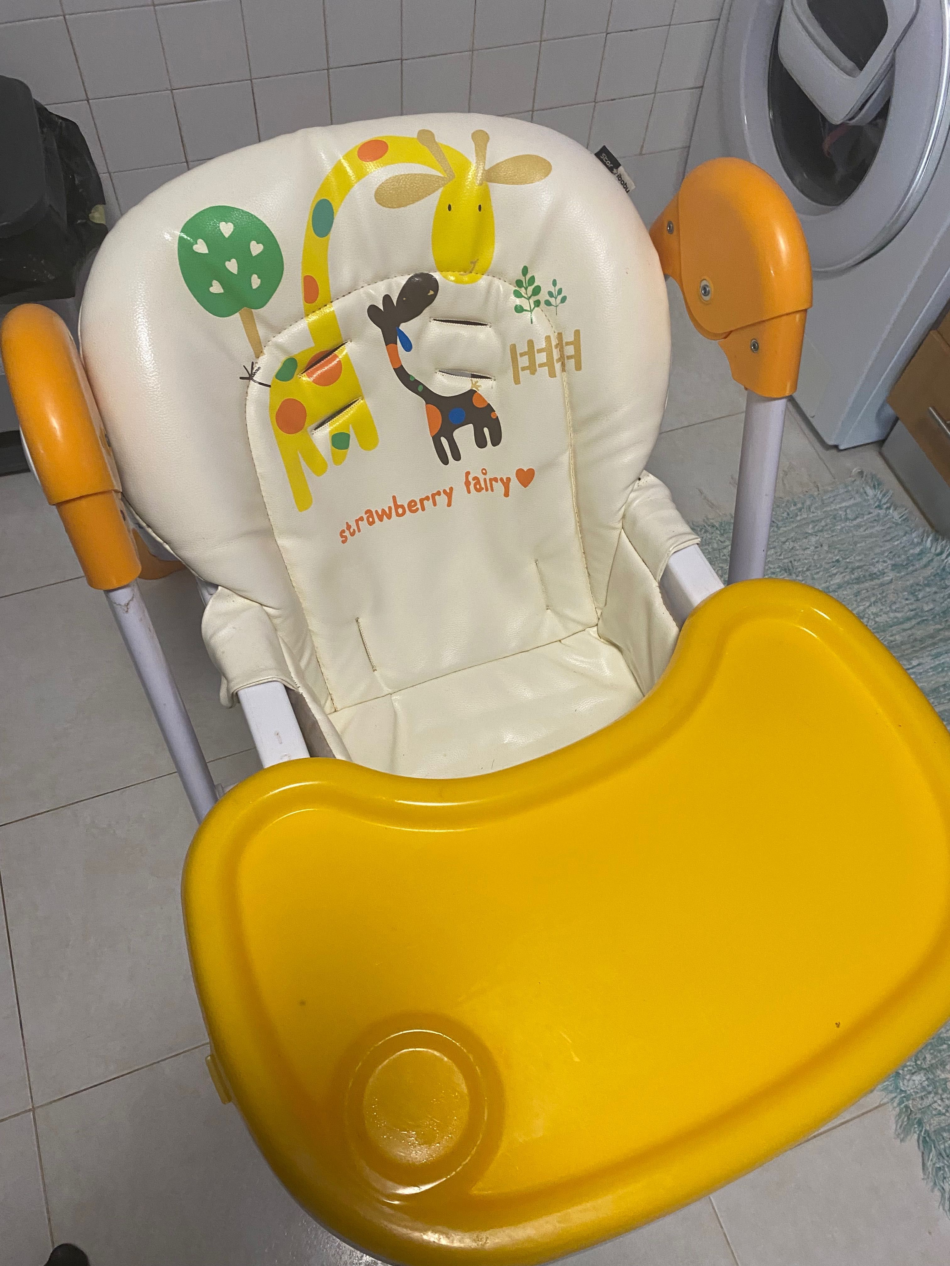 Cadeira de refeição bebé