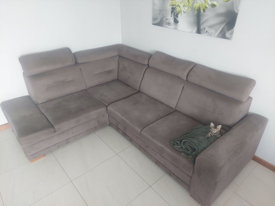 Narożnik z funkcją spania
