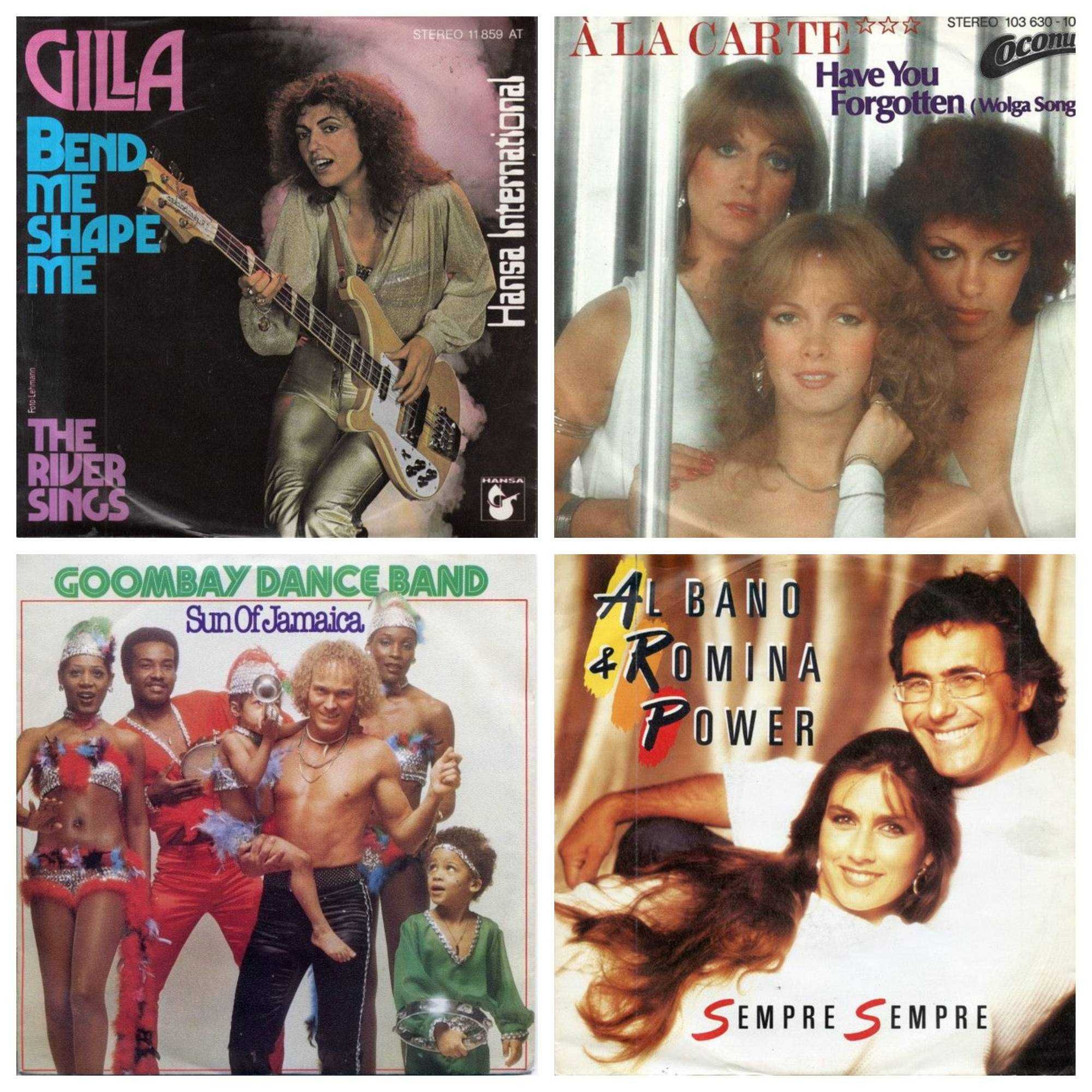 LP 7"Aneka,Aha,Scotch,Fancy,Sabrina,Chris Norman,Arabesque,Gilla vol.1