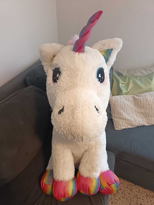 Peluche Unicórnio Gigante - Prenda de Natal