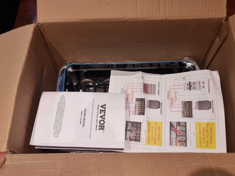 Piec do sauny  VEVOR Sentiotec 9KW 2 tryby pracy