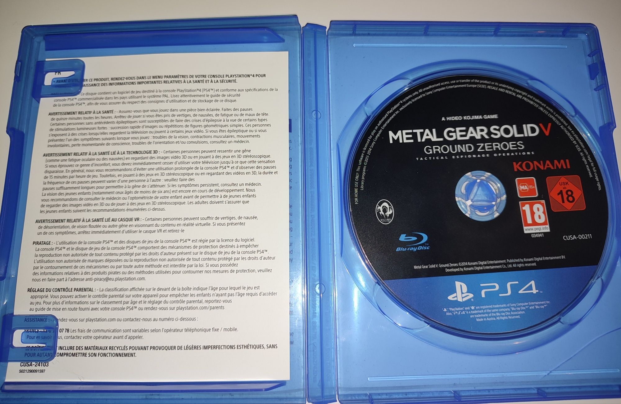 Gra Ps4 Metal Gear Solid V 5 gry PlayStation 4 Hit Sniper UFC NFS