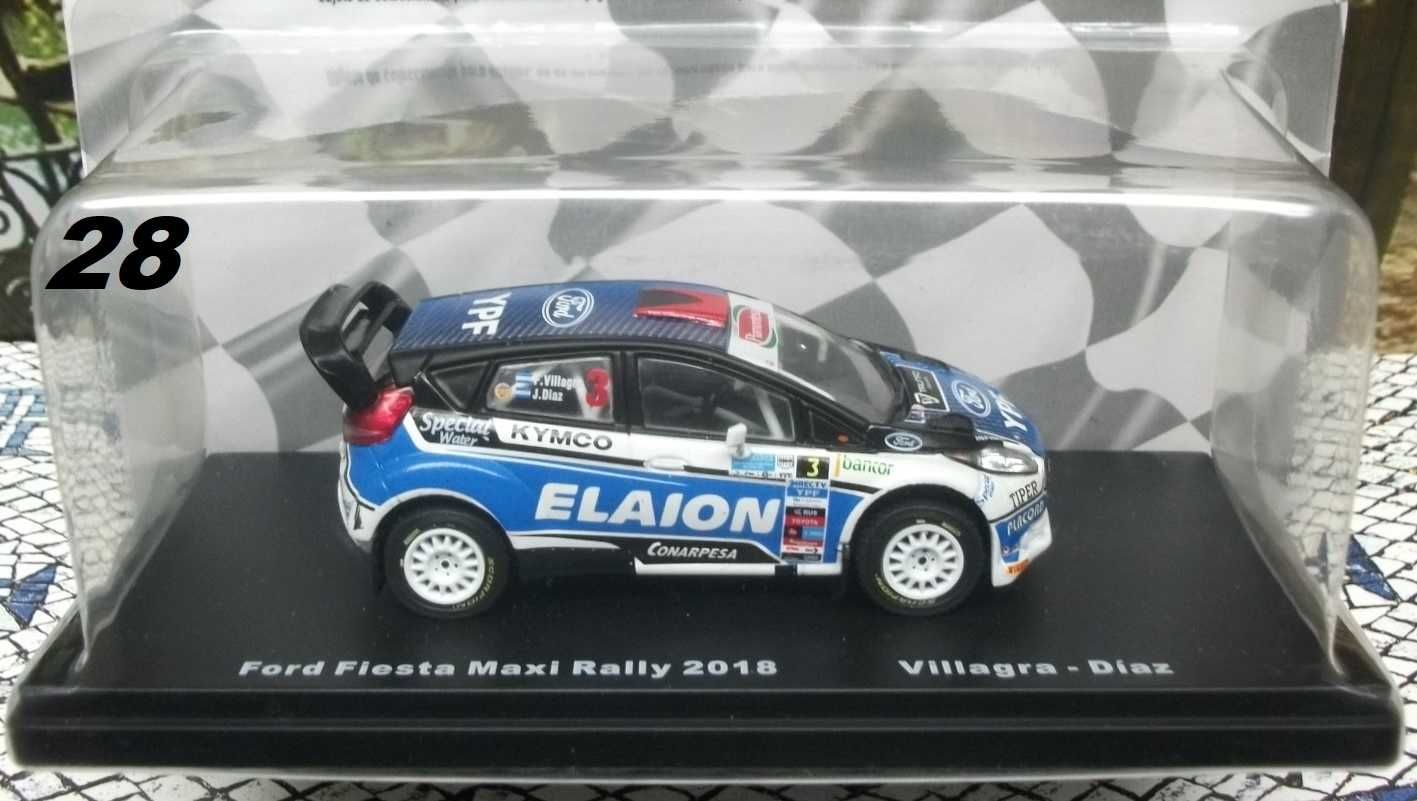 Toyota, Ford, Opel, Mitsubishi, Fiat, Renault, Lancia, WRC Salvat-1:43