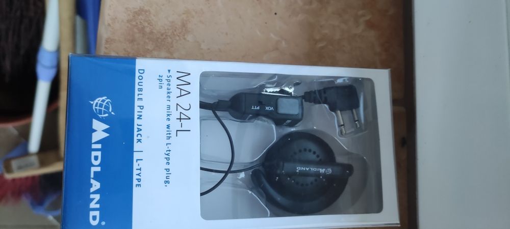Słuchawka,mikrofon Midland MA 24-L Nowa nie używana