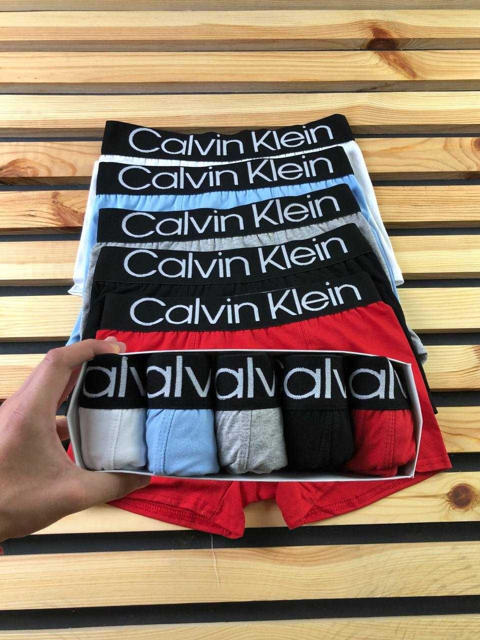 5 шт - 600 грн Труси чоловічі / Трусы мужские  Calvin Klein  Боксери.