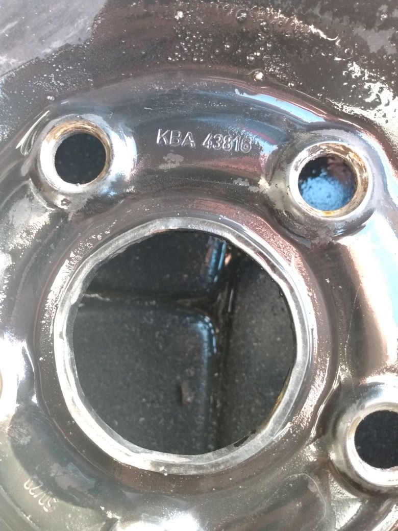 4x Felga stalowa VW "6.0 x 15" 5/112 ET47