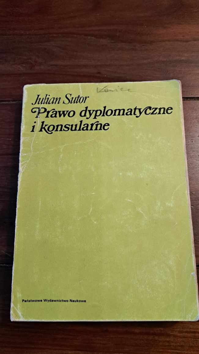 Książka Prawo dyplomatyczne i konsularne.