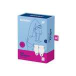 Satisfyer zestaw kubeczków menstruacyjnych 15ml + 20ml Transparent