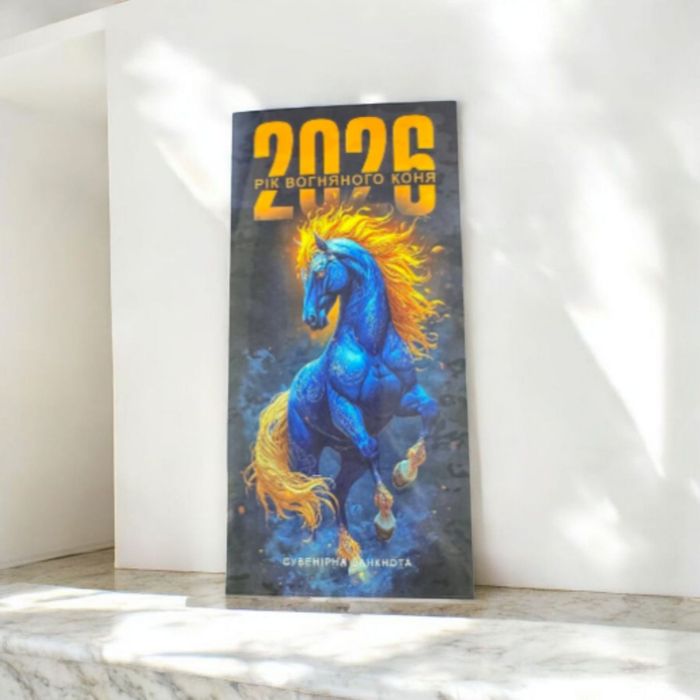 Рік Вогняного Коня - 5 гривень 2026 р. Сувенірна банкнота України