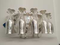 Frape & 12 flutes banhados a prata-NOVOS