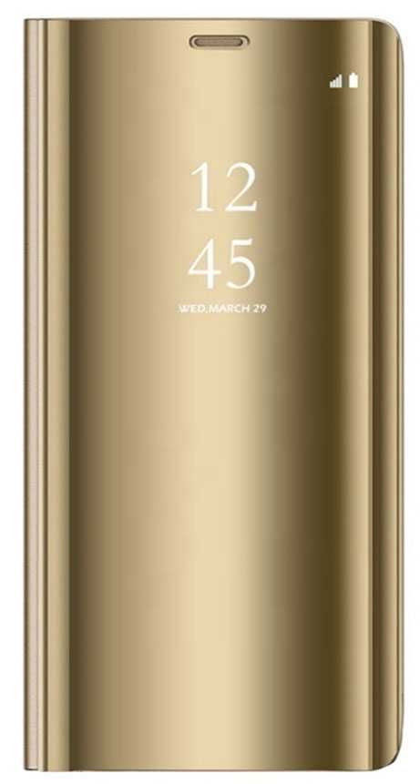 Etui z klapką Smart Clear View do Samsung Galaxy A41 kolor: złoty