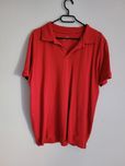 Burgundowa koszulka polo