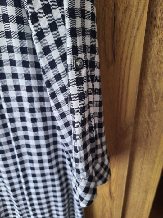 SALKO długa koszula w kratę tunika 38 M