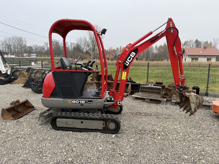 2016 rok 3 łyżki JCB 8018 minikoparka koparka kubota bobcat yanmar