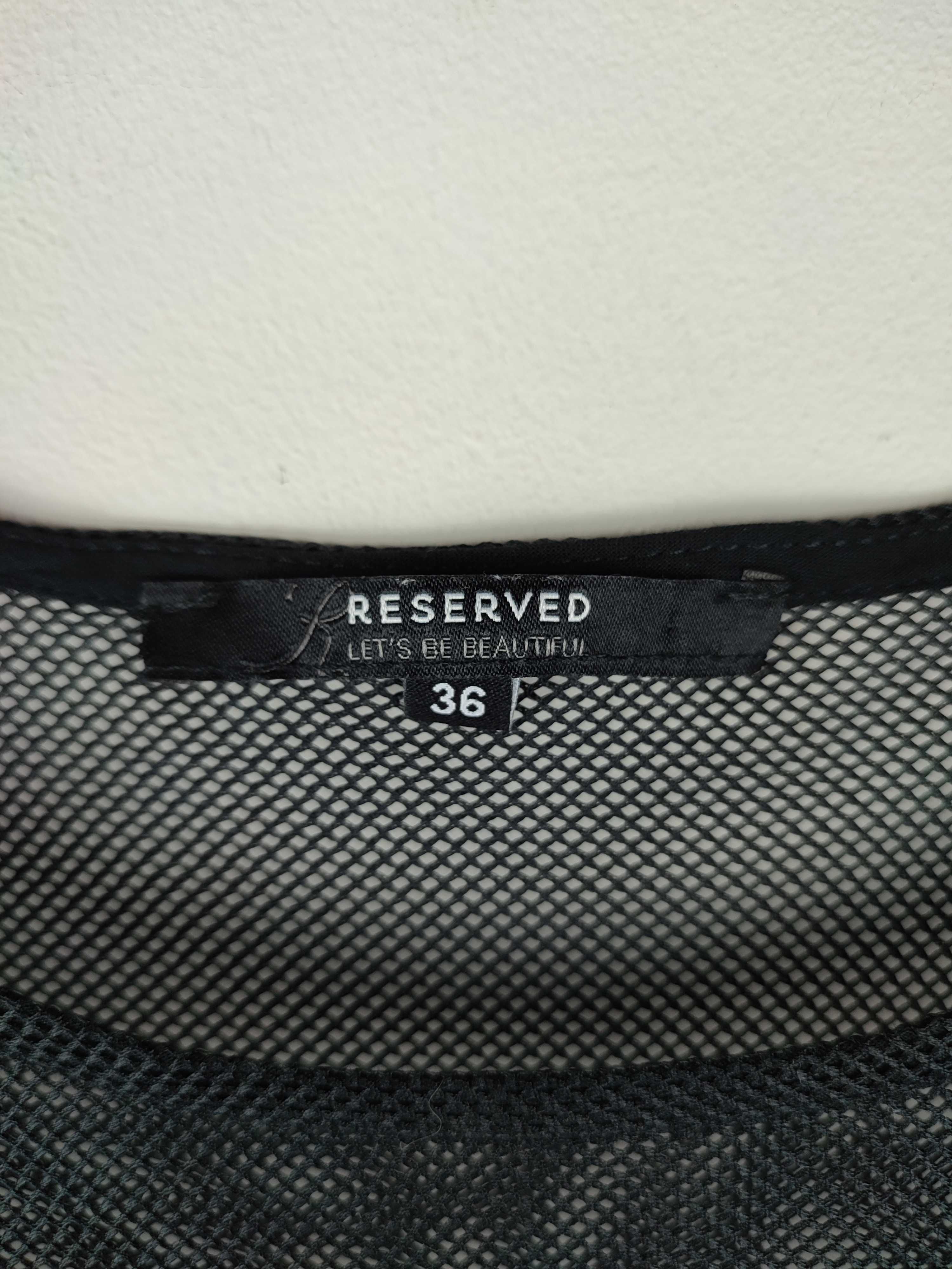 sukienka z siateczką marka Reserved