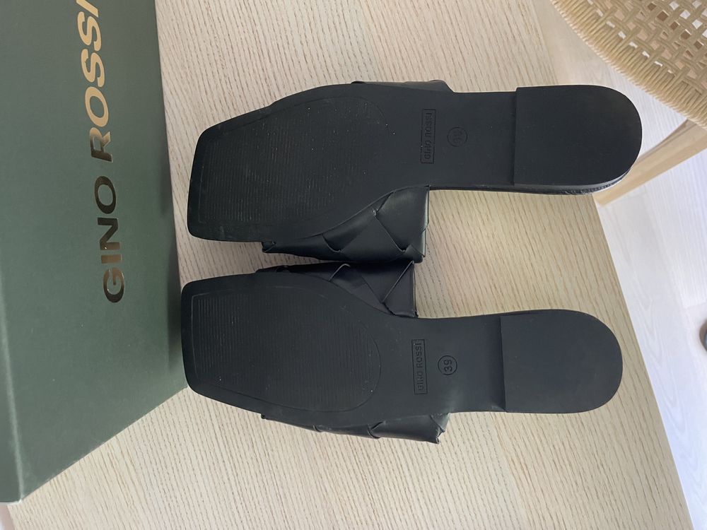 Gino Rossi klapki skórzane premium