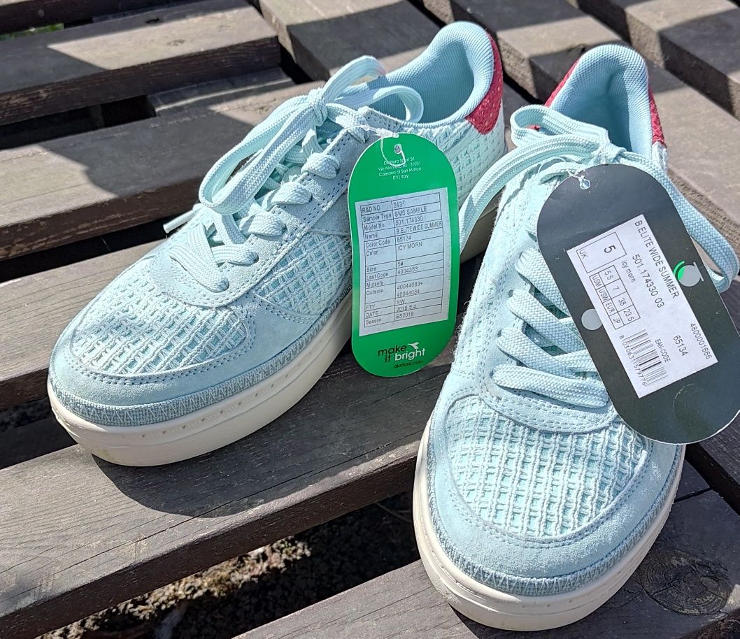 Trampki Diadora sneakersy 38 miętowe