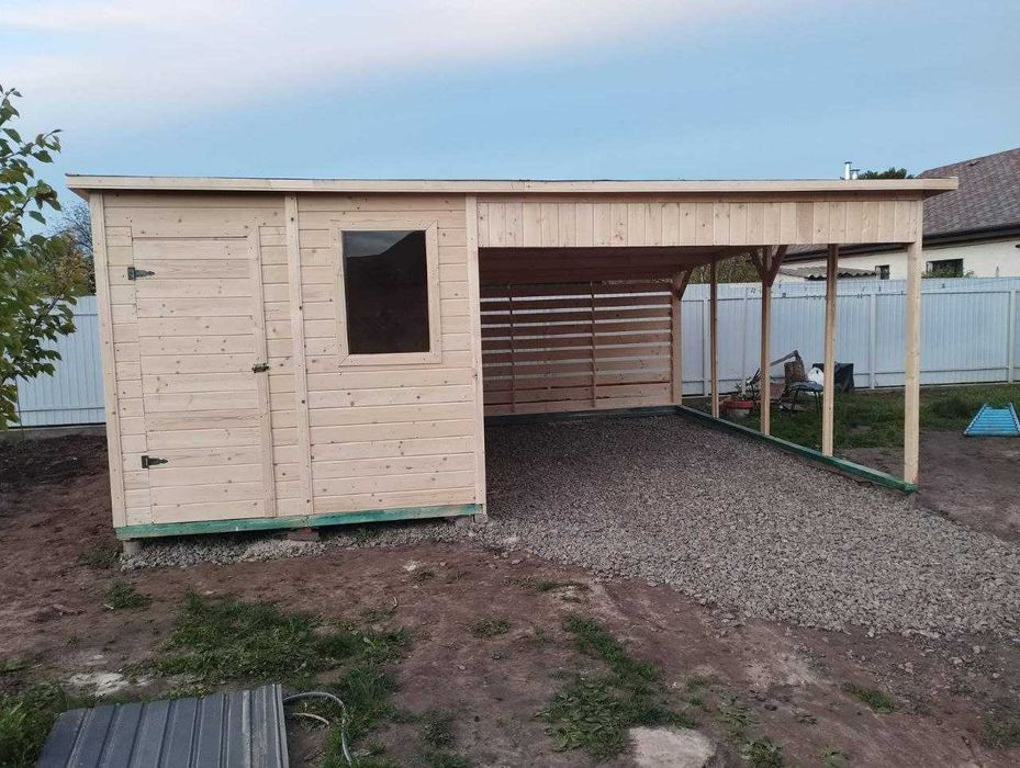 Хозблоки, побутівки, сараї з дерева від Виробника (+ сайт)