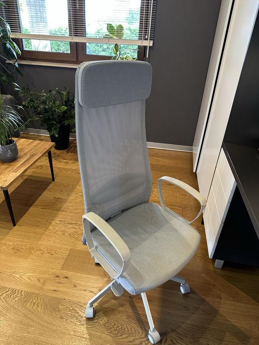 Krzeslo biurowe ikea szare