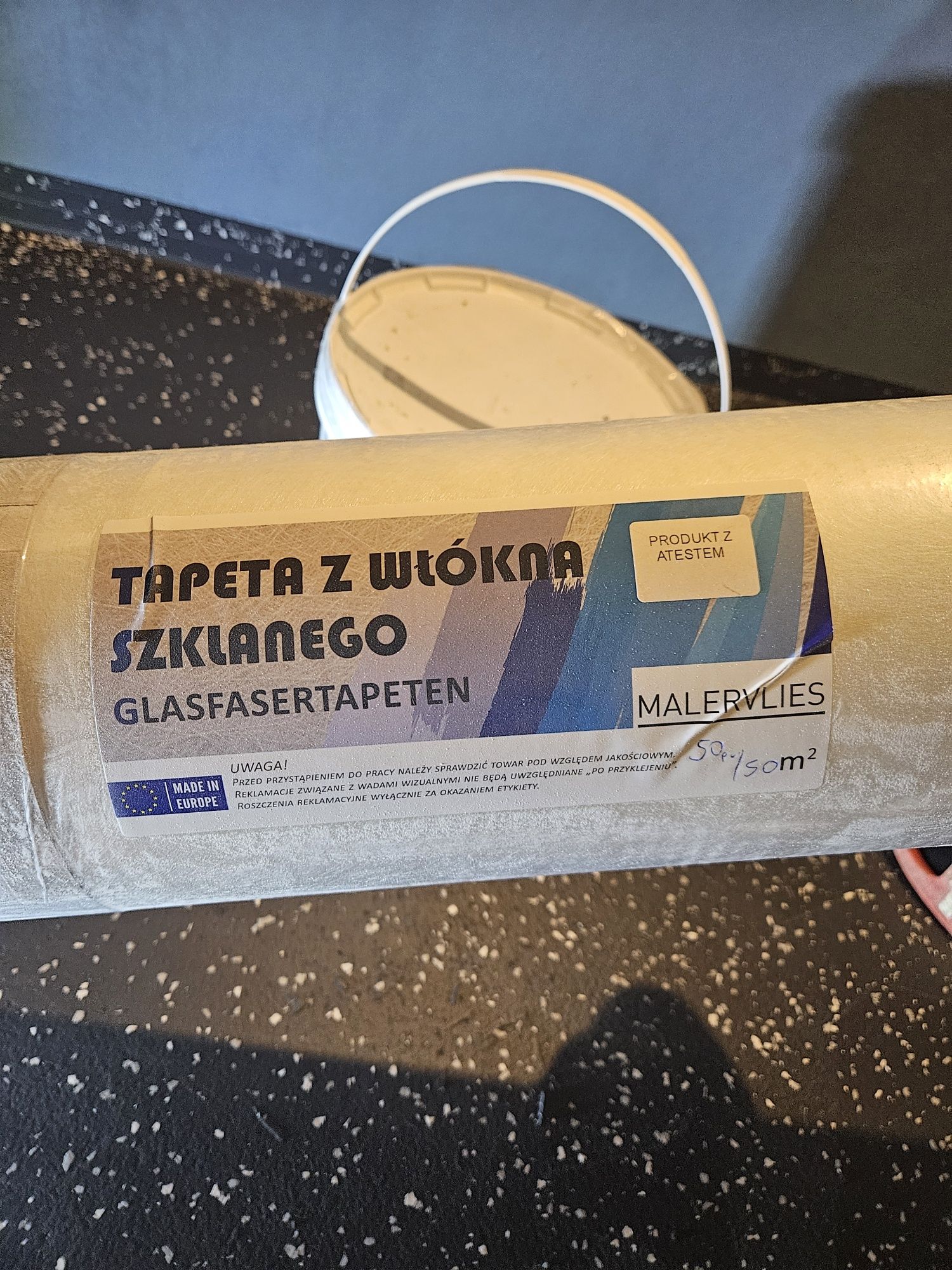 Zestaw tapeta z włókna szklanego + klej