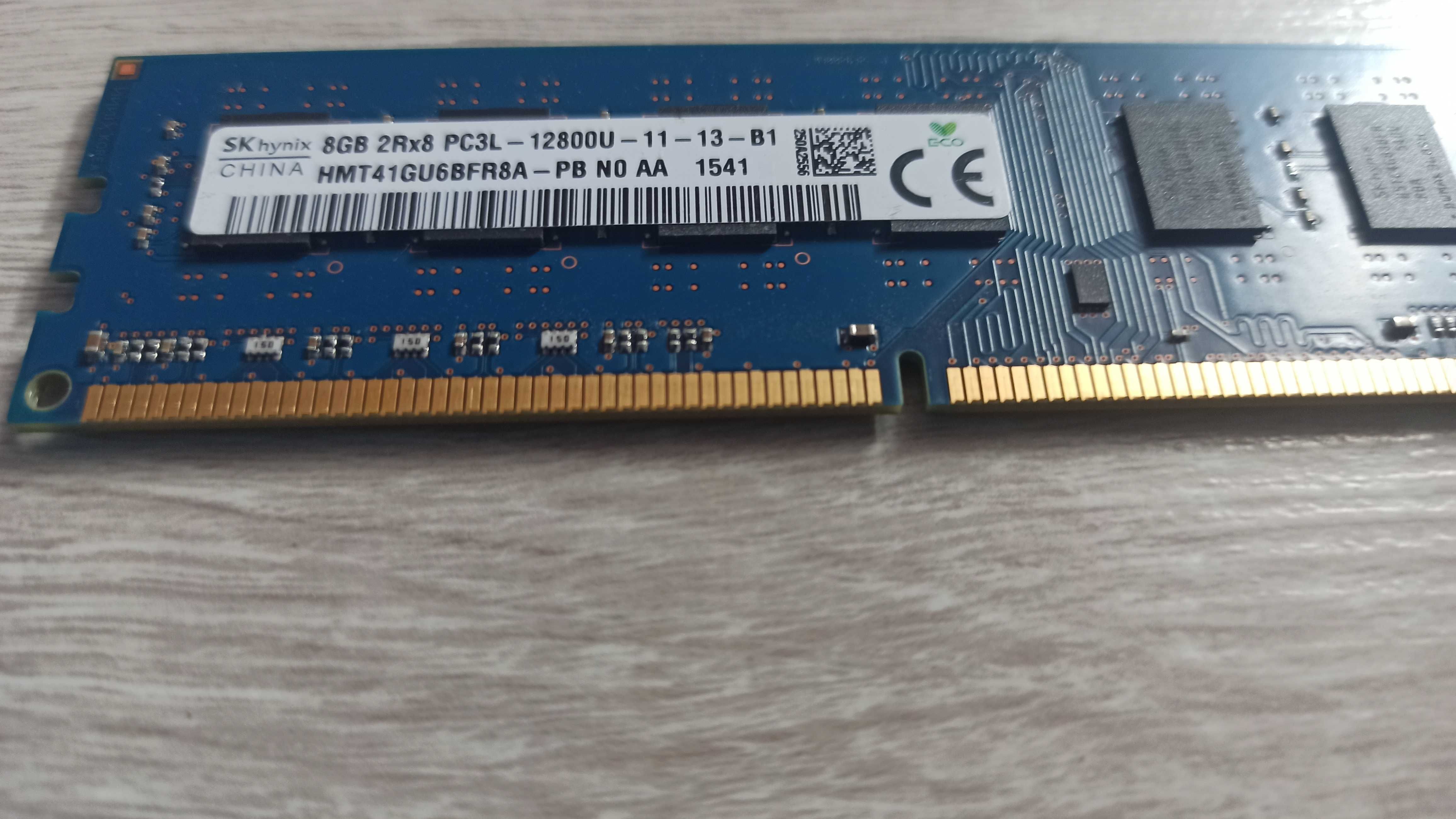 Pamięć RAM DDR3 Hynix 8 GB 2Rx8 PC3L-12800U, HMT41GU6BFR8A