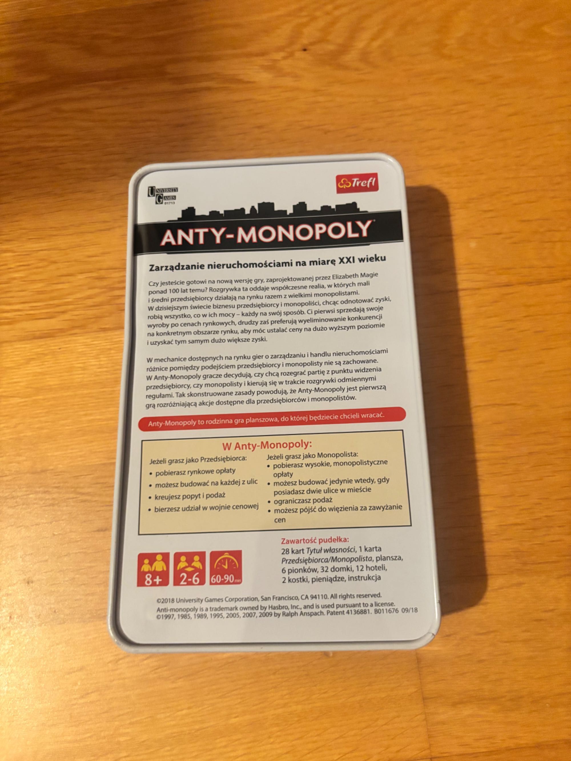 Gra planszowa Anty monopoly