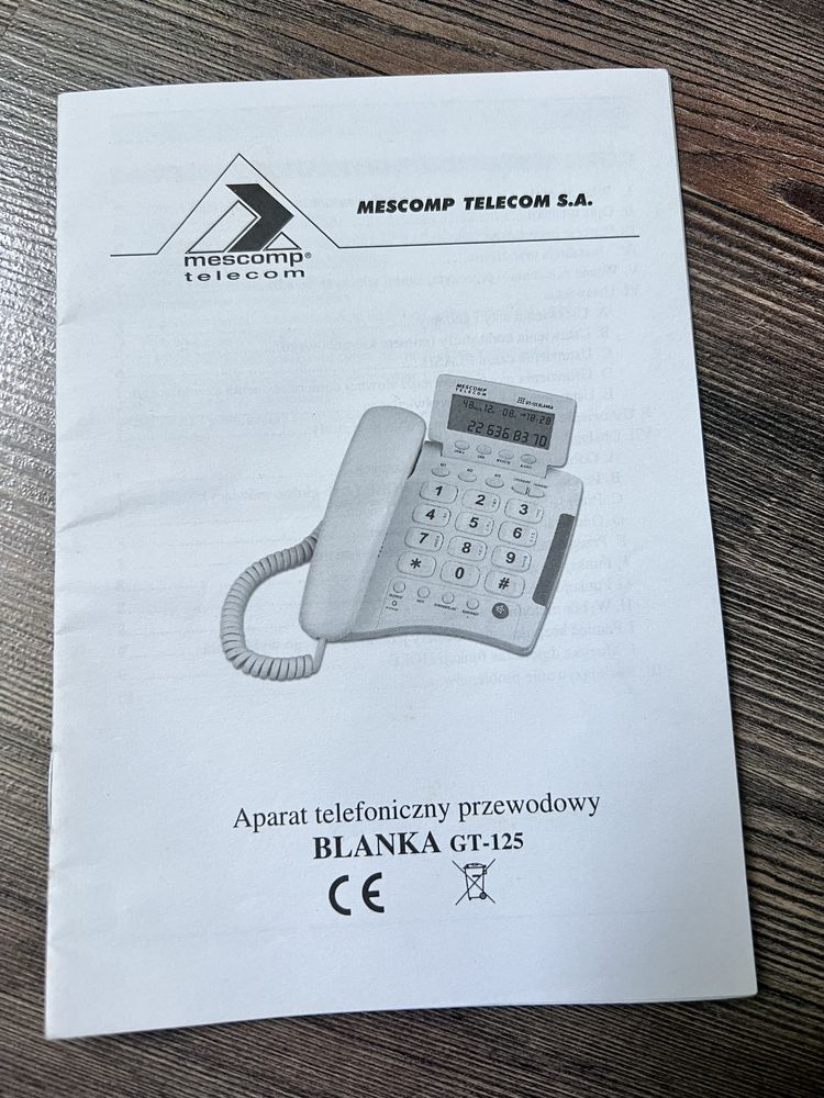 Telefon stacjonarny Blanka Gt-125
