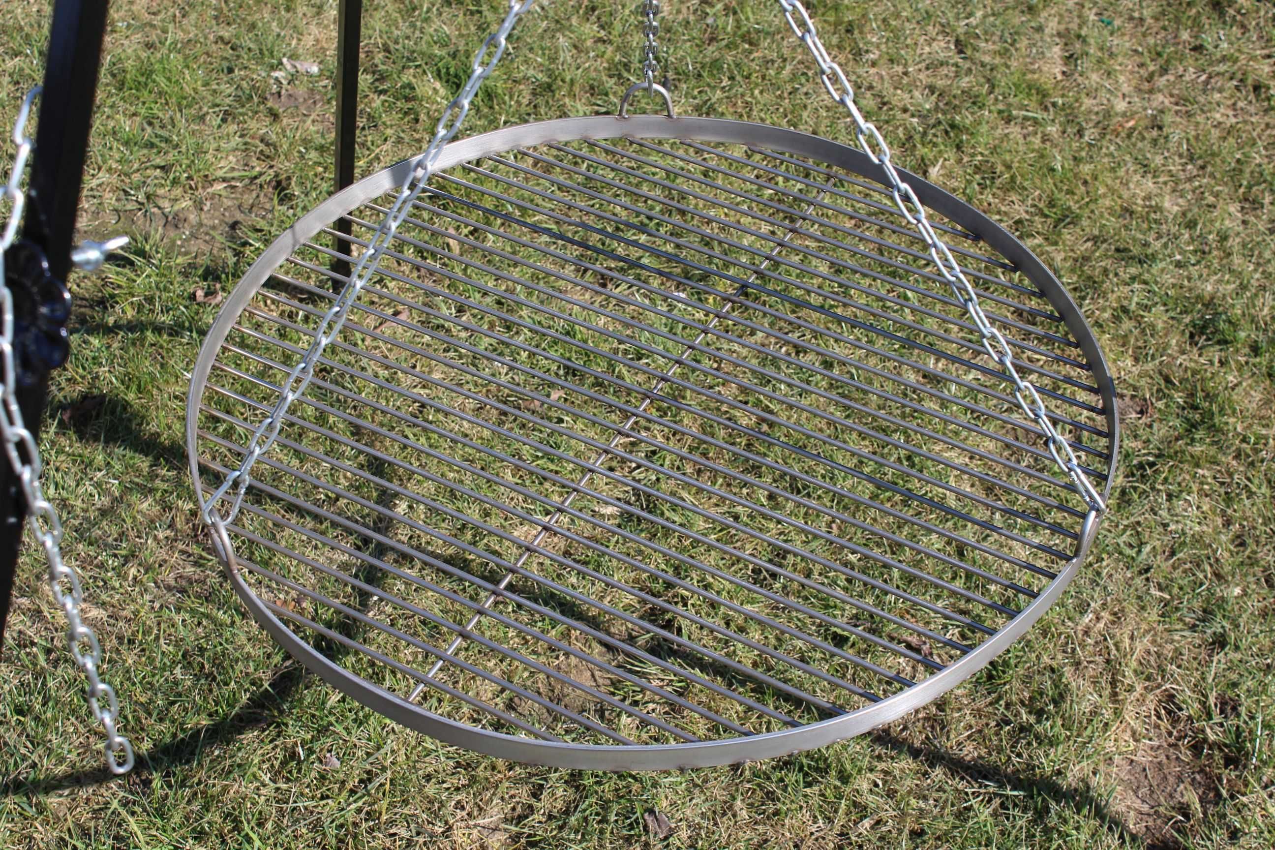 ruszt do grilla nierdzewny 70 cm, okrągły ,z stali kwasowej