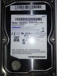 HDD жорсткий диск SAMSUNG MODEL HD253GJ
250 GB ХДД 3,5