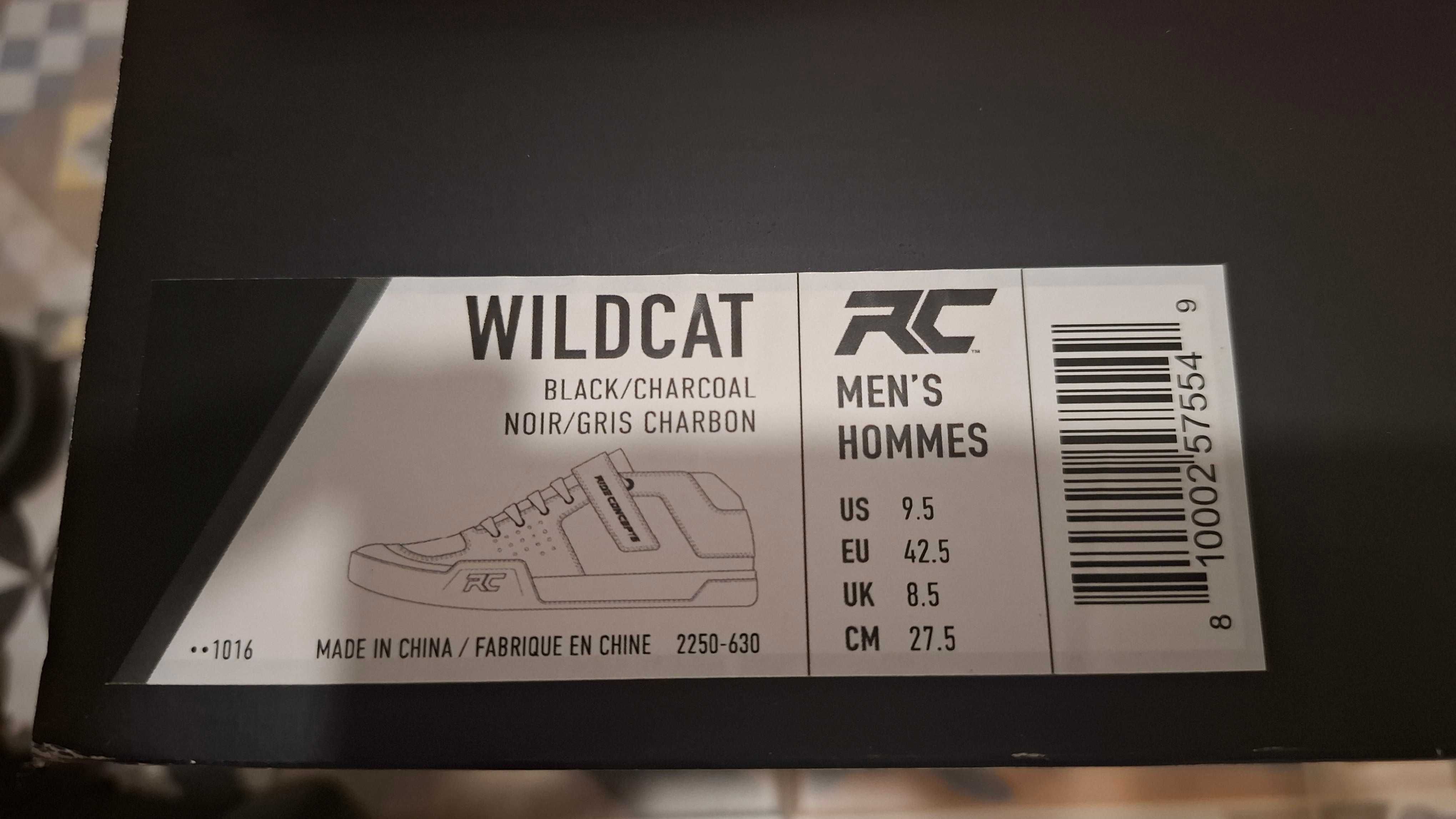 Buty MTB/DH RIDE CONCEPTS Buty Wildcat Black/Charcoal 42,5