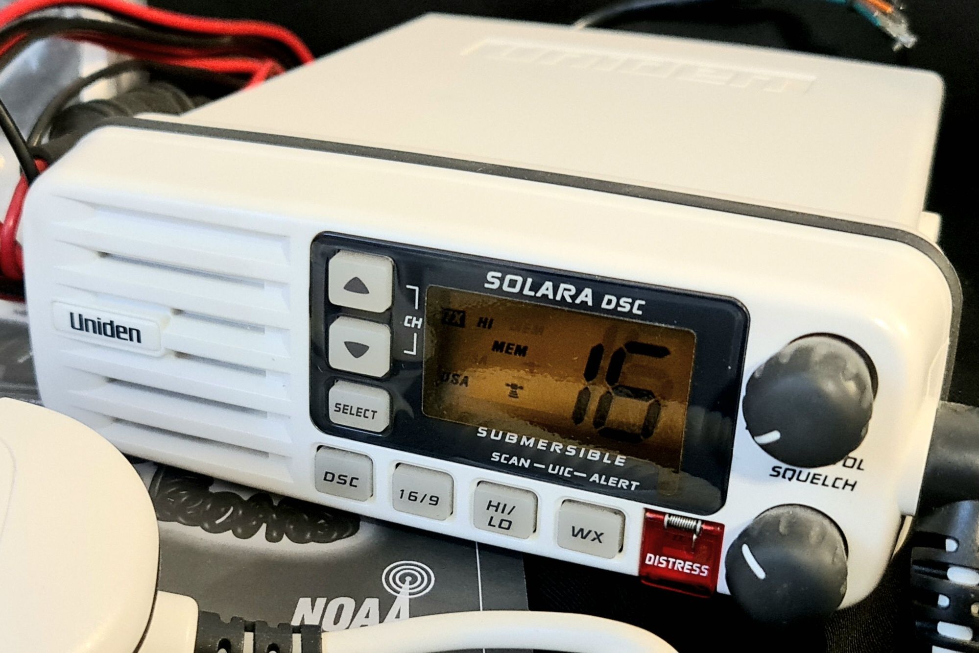 Radio Morskie DSC Uniden Solara MARINE CB Yacht VHF GMDSS NOAA MMSI
