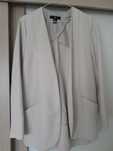 Blezer marynarka narzutka h&m szara 36