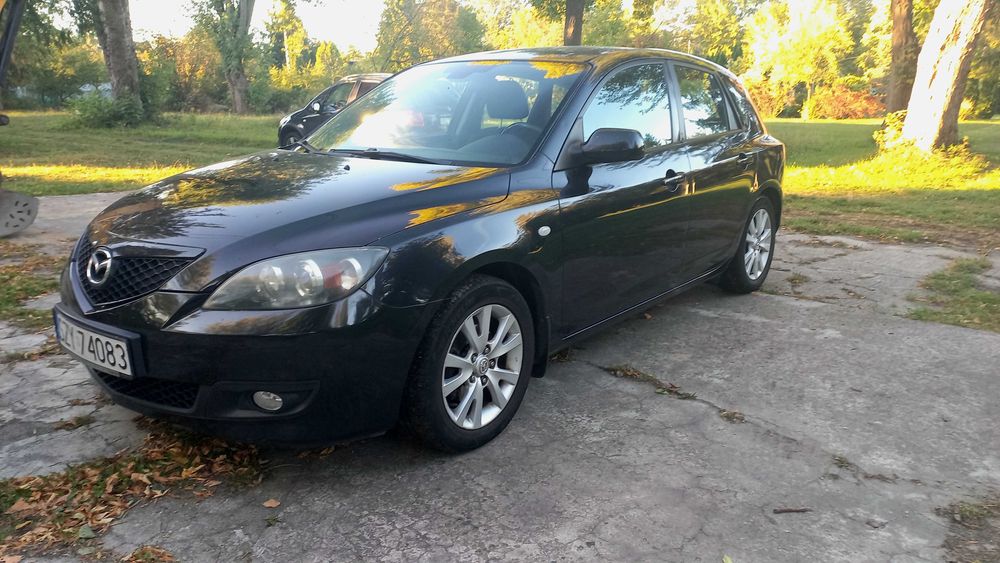 Mazda 3 2006 1.6 czarna perła benzyna LPG