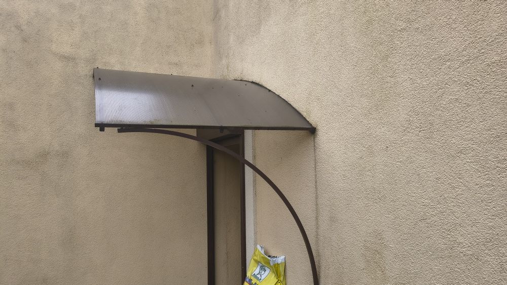 Daszek z poliwęglanu nad wejście 200x120