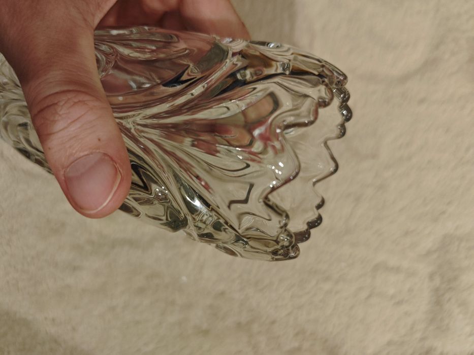 Wazon Rudolf Schrötter Sklo Union PRL Retro Vintage Antyk Staroć