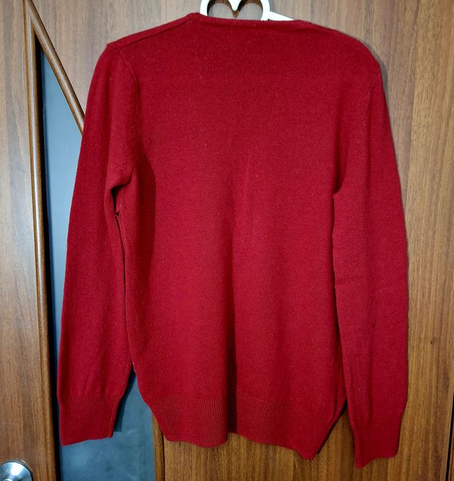 Яркий свитер джемпер 100% шерсть