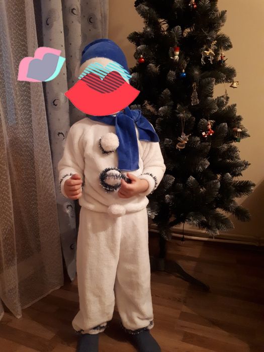 Прокат костюм сніговика. Новорічний костюм