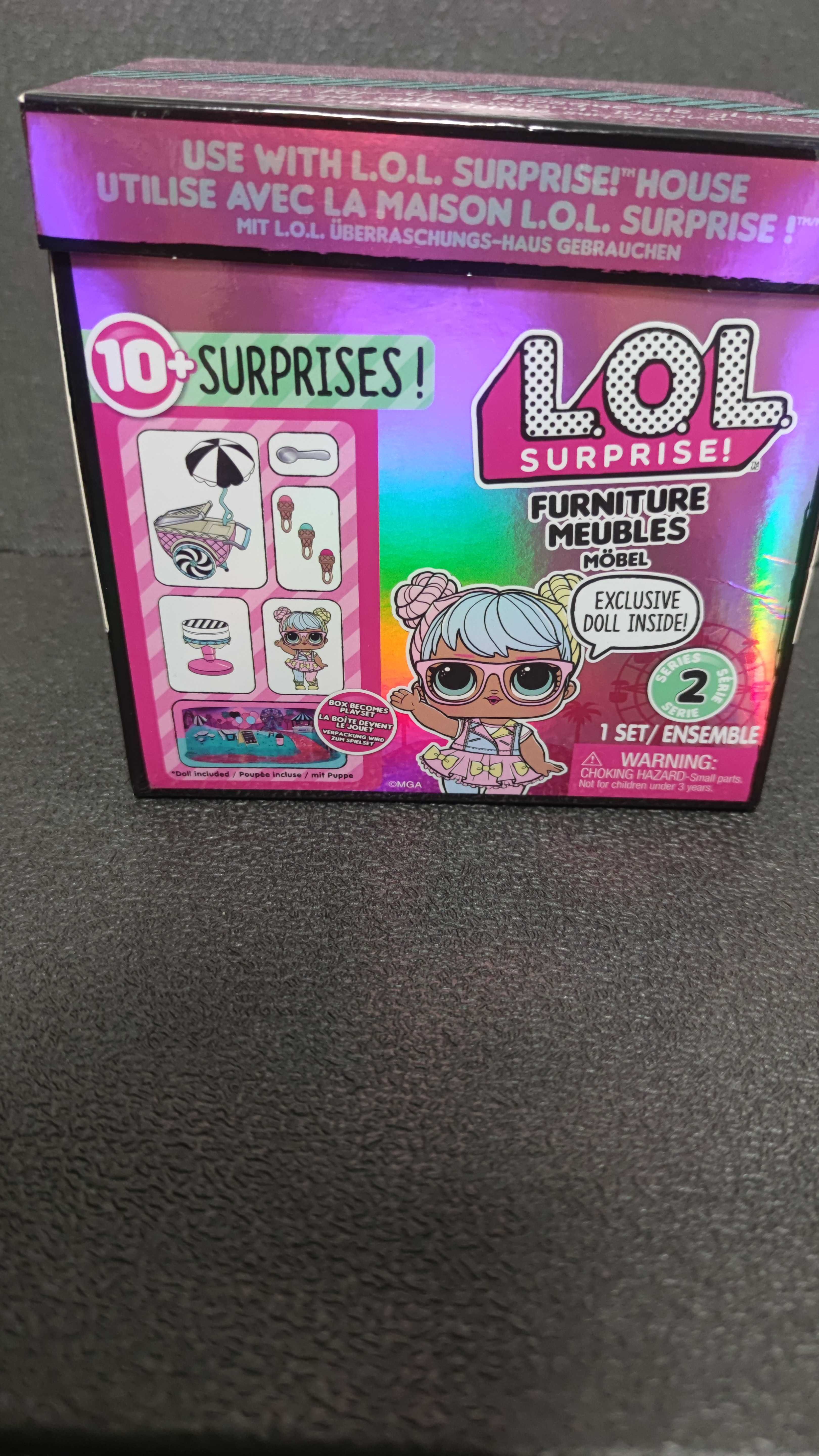 L.o.l. lol surprise lodziarnia ice cream pop-up lalka kawiarnia meble