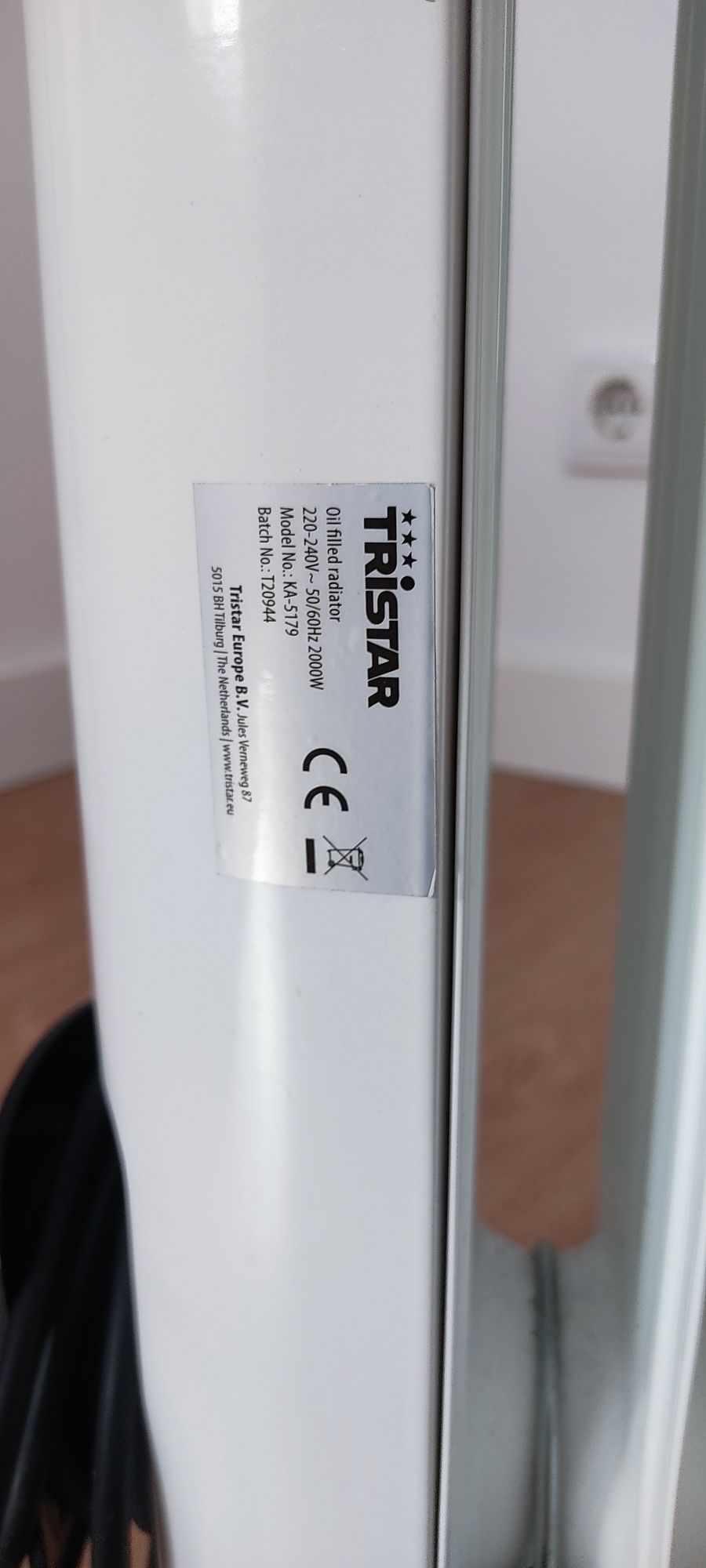 Aquecedor a óleo 2000W Tristar