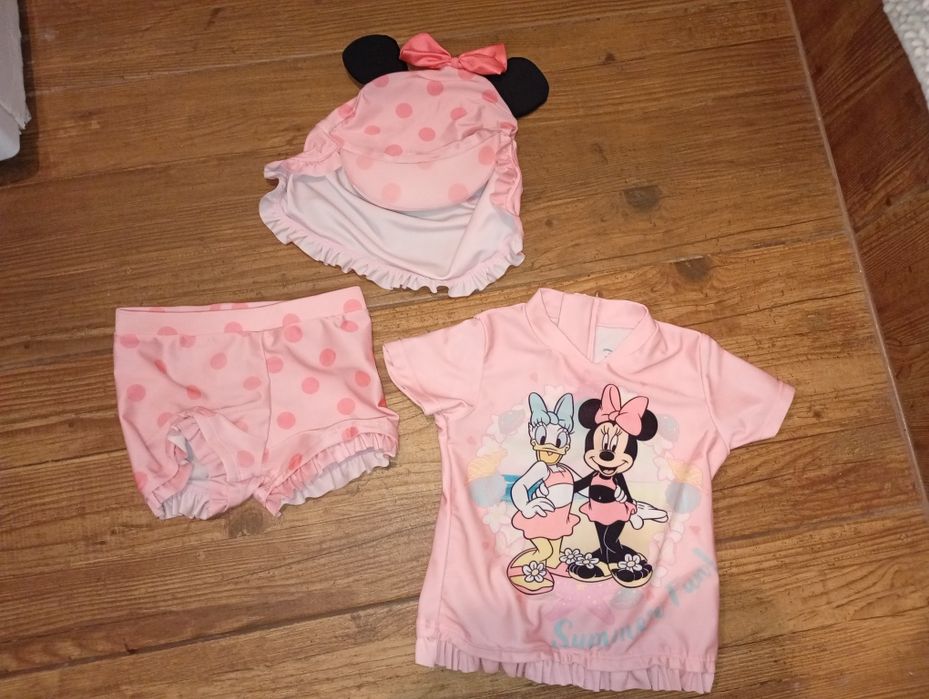 Kostium kąpielowy dla dziewczynki myszka Minnie i Daisy rozmiar 80 cm